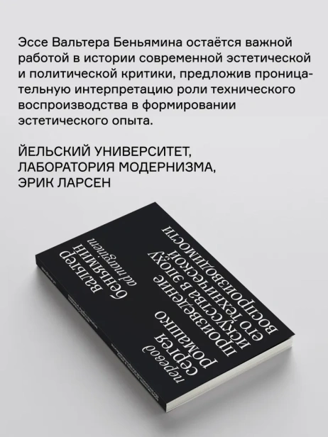 Произведение искусства в эпоху его технической воспроизводимости - primesbooks